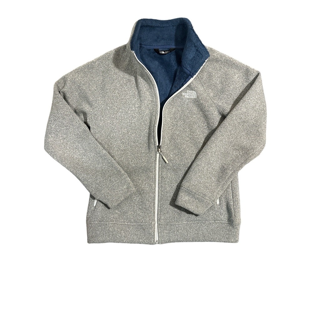 The North Face Never Stop Exploring Women's M Fleece Lined Gray Full Zip Sweater